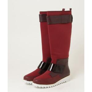 「UNITED NUDE」 ロングブーツ 38 レッド WOMEN