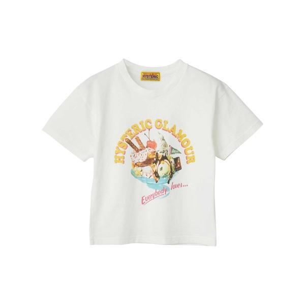 「HYSTERIC GLAMOUR」 半袖Tシャツ FREE ベージュ レディース