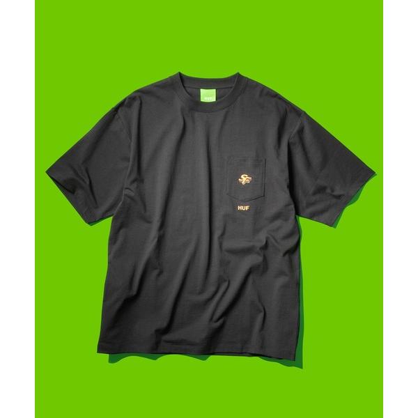 「HUF」 半袖Tシャツ - ブラック メンズ