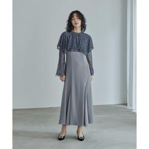 ANY SIS（エニィスィス） ドレス 「Lily Calin」ラインエンブロイ