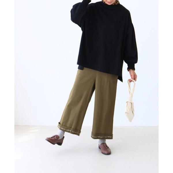 パンツ ロールアップパンツ レディース
