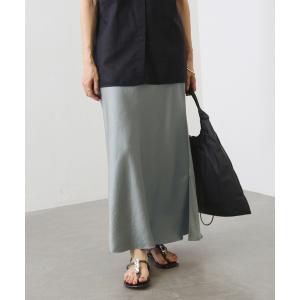 IENA イエナ　ダブルサテンスカート　ブラック　サイズ38 追加10》ダブルサテンスカート（ロング・マキシ丈スカート）｜IENA