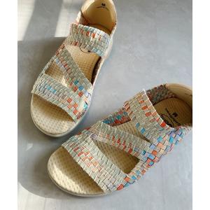 サンダル 洗える 伸び伸び メッシュ 新感覚 サンダル レディース