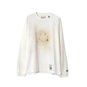 tシャツ Tシャツ メンズ Distressed Smily Face Printed LS T-shirt｜ZOZOTOWN Yahoo!店