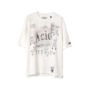 tシャツ Tシャツ メンズ Distressed Acid Printed T-shirt