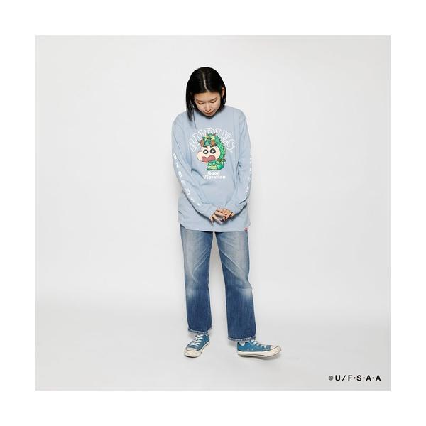 tシャツ RUDIE'SxCRAYON SHINCHAN DRAGON LSTEE/ルーディーズ ク...