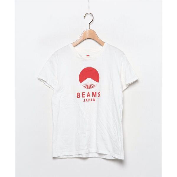 「BEAMS」 半袖Tシャツ S ホワイト レディース