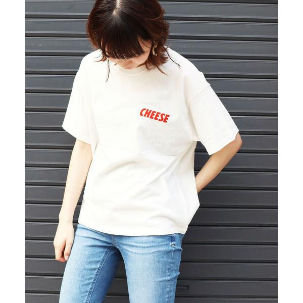 「via j」 半袖Tシャツ ONE SIZE ホワイト レディース