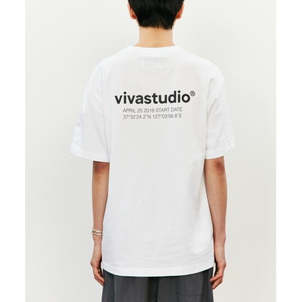 「VIVASTUDIO」 半袖Tシャツ X-LARGE ホワイト メンズ