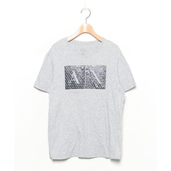 「ARMANI EXCHANGE」 半袖Tシャツ M グレー メンズ