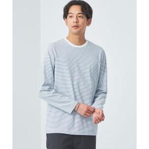 メンズ tシャツ Tシャツ クリアボーダー クルーネック Tシャツ｜zozo