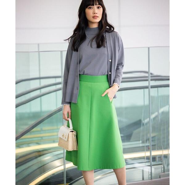 スカート 「洗える・シワになりにくい」GEMINI フレアスカート