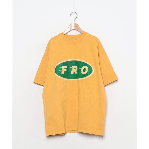 「FREAK&apos;S STORE」 刺繍半袖Tシャツ M オレンジ メンズ