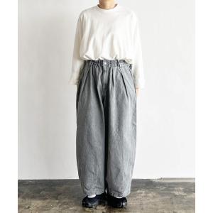 パンツ デニム ジーンズ レディース HARVESTY / ハーベスティ BLACK DENIM CIRCUS PANTS ブラックデニムサーカスパン