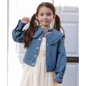 超美品DENIM DUNGAREE ダウンジャケット　デニム&ダンガリー 150 DENIM DUNGAREE（デニムアンドダンガリー） アウター 