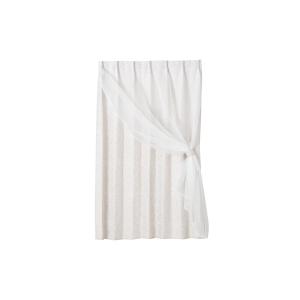 Francfranc インテリア チュールバルーン ダブルカーテン H1780×W1000