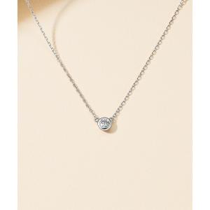 ete（エテ） ネックレス PT900/850 ダイヤモンド 0.2ct ネックレス