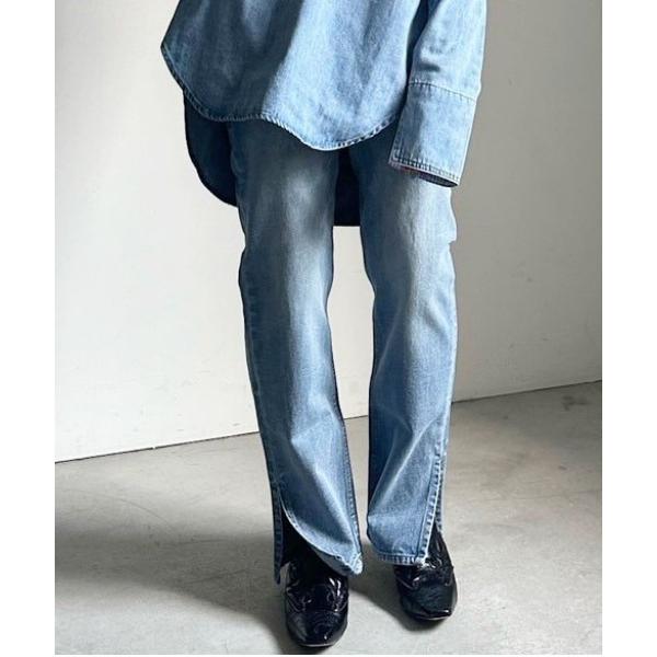 ジーンズ デニム デニムパンツ SLIM STRAIGHT DENIM PANTS レディース