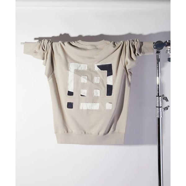 トレーナー スウェット REBIRTH PROJECT 「AIRBACK」 再マーク パッチワーク ...