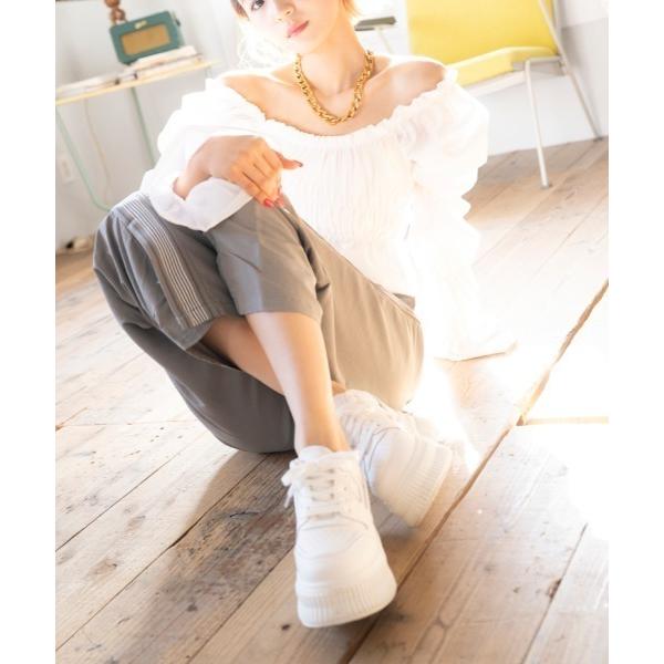 スニーカー 「R＆E」厚盛スニーカー（インヒール内蔵） レディース