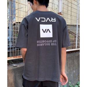 tシャツ Tシャツ メンズ RVCA/ルーカ オーバーサイズTシャツ 半袖Tee ボックスロゴ バックプリントT BE041-234｜ZOZOTOWN Yahoo!店