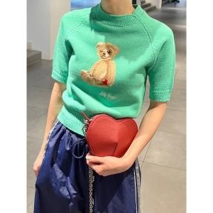 ニット レディース Lily Bearハートモチーフニット｜ZOZOTOWN Yahoo!店