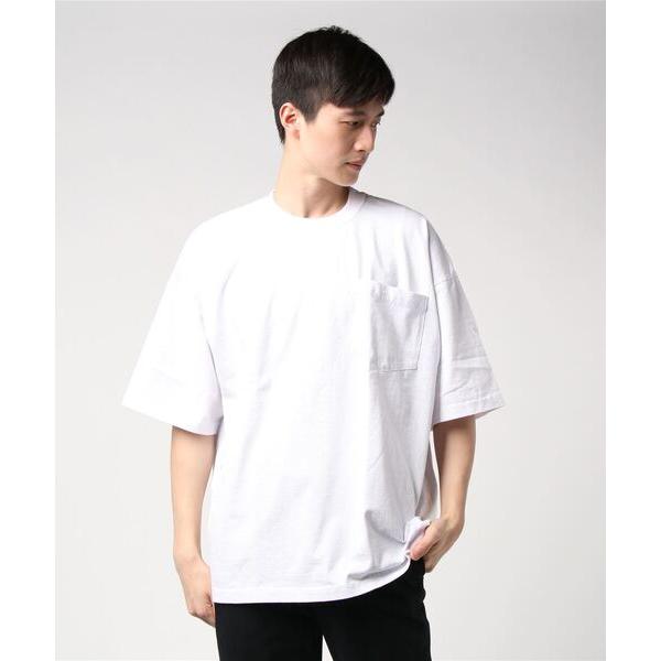 「BEAMS T」 半袖Tシャツ LARGE ホワイト メンズ