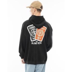 大きいサイズ メンズ ELEMENT ESSENTIAL プル パーカー ブラック 1278