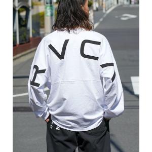 tシャツ RVCA メンズ FAKUE RVCA LS TEE ロングスリーブＴシャツ/ルーカフロントスモールロゴステッチビッグサイズロングスリーブカ