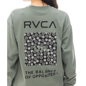 レディース tシャツ Tシャツ RVCA レディース VA BOX LOGO LS ロングスリーブＴシャツ/ルーカメンズライクシルエットスクエアデザイ｜zozo