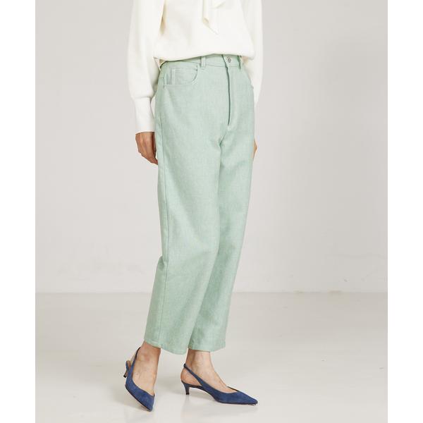 ジーンズ デニム デニムパンツ コットンシャンブレーパンツ/春服/デニムパンツ/きれいめ レディース