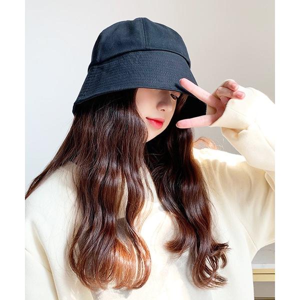 帽子 ハット 「4色展開」ツイルカラー バケットハット レディース