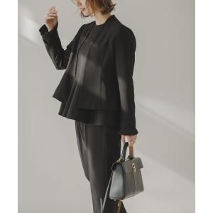 セットアップ ジャケット・ブラウス・パンツスーツ３点セット レディース