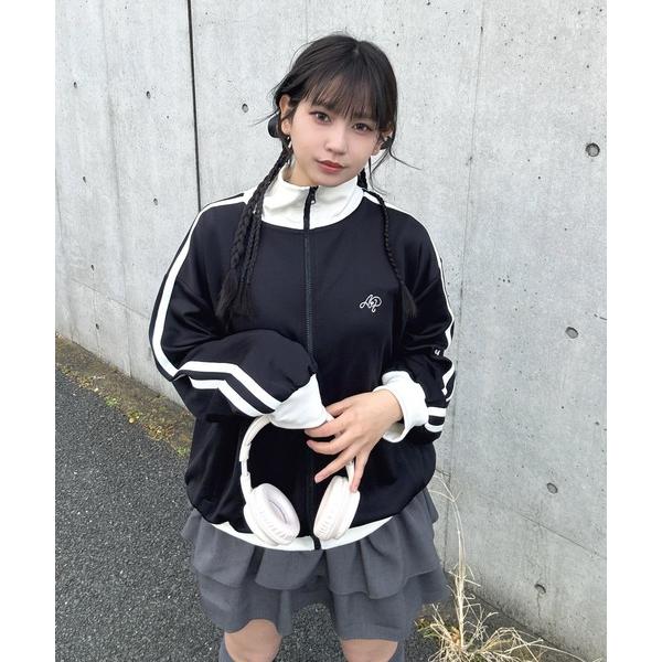 ジャージ ワンポイント刺繍ロゴ サイドライントラックジャケット「UNISEX ITEM」 レディース...