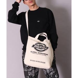 メンズ トートバッグ バッグ (GA)「Dickies」ブランドロゴマーク 2WAY キャンバス ショルダー ＆ トートバッグ｜zozo