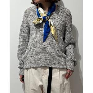 human woman（ヒューマンウーマン） ニット セーター メッシュボーダー