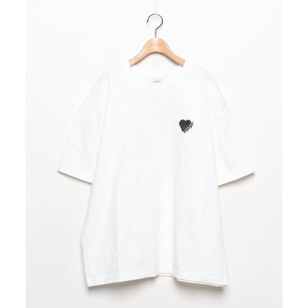 「FREAK&apos;S STORE」 刺繍半袖Tシャツ L ホワイト メンズ