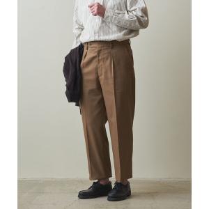 パンツ スラックス メンズ 「Steven Alan」 HYBRD RMY インワンプリーツ スラックス｜zozo