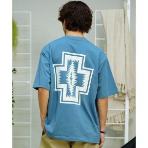 tシャツ Tシャツ メンズ PENDLETON/ペンドルトン 半袖Tシャツ ネイティブ ハーディング 裾ドローコード 4275-6207