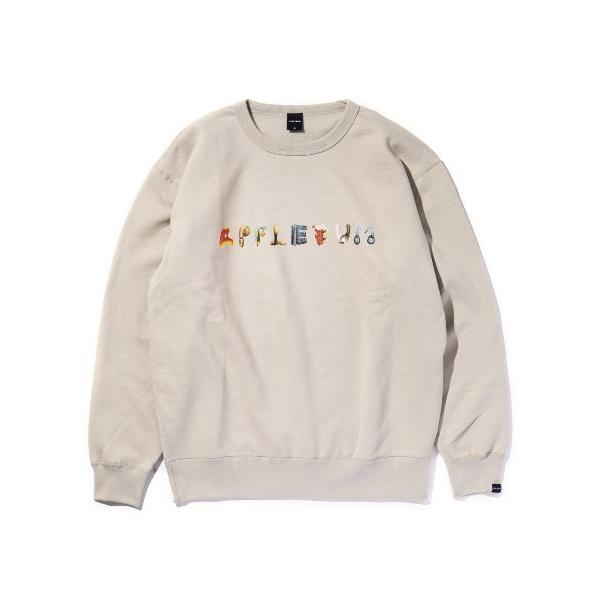 「APPLEBUM」 スウェットカットソー MEDIUM サンドベージュ メンズ