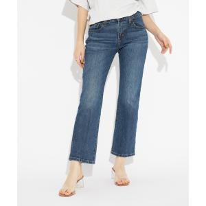 レディース パンツ デニム ジーンズ Levi's/リーバイス MIDDY ANKLE ブーツカット ダークインディゴ NEW POINT OF VI｜zozo