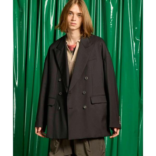 ジャケット テーラードジャケット 「UNISEX」Wool Mix Prime-Over Peake...