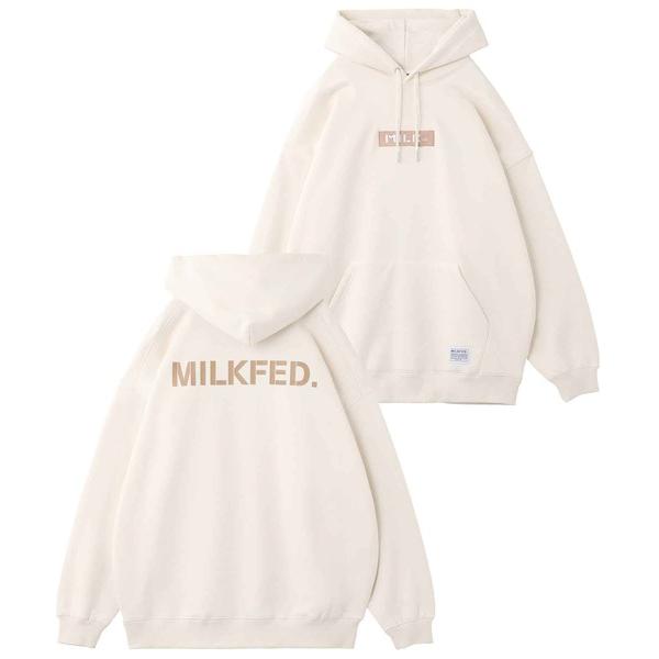 「MILKFED.」 プルオーバーパーカー ONE SIZE オフホワイト レディース