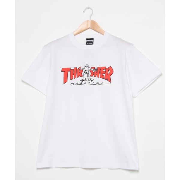 「FREAK&apos;S STORE」 「THRASHER」半袖Tシャツ X-LARGE ホワイト メンズ