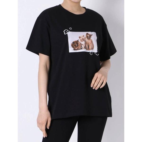 「merry jenny」 半袖Tシャツ FREE ブラック レディース