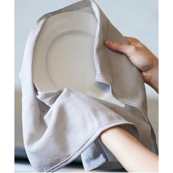 掃除 h tag フキン R グレー 1P