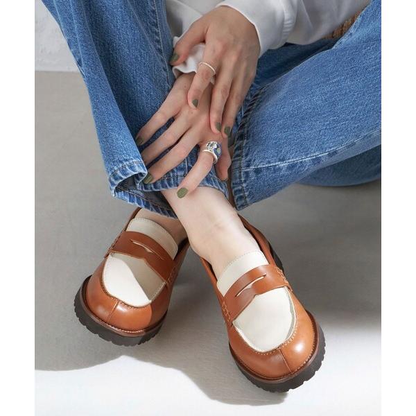 ローファー PASCUCCI:ワイド ローファー レディース