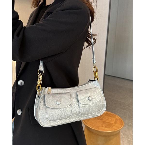 ショルダーバッグ バッグ ダブルフラップポケット ミニショルダーバッグ レディース