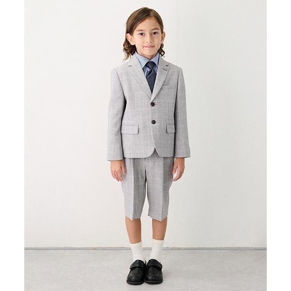 フォーマル 発表会 卒園式 入学式 グレージャケット+ショートパンツ キッズ 子供服 男の子