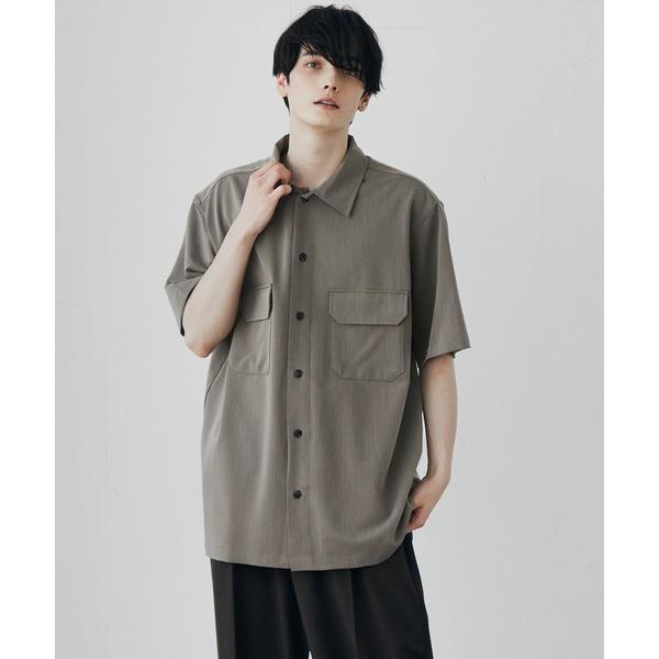 「remer」 半袖シャツ LARGE ベージュ メンズ